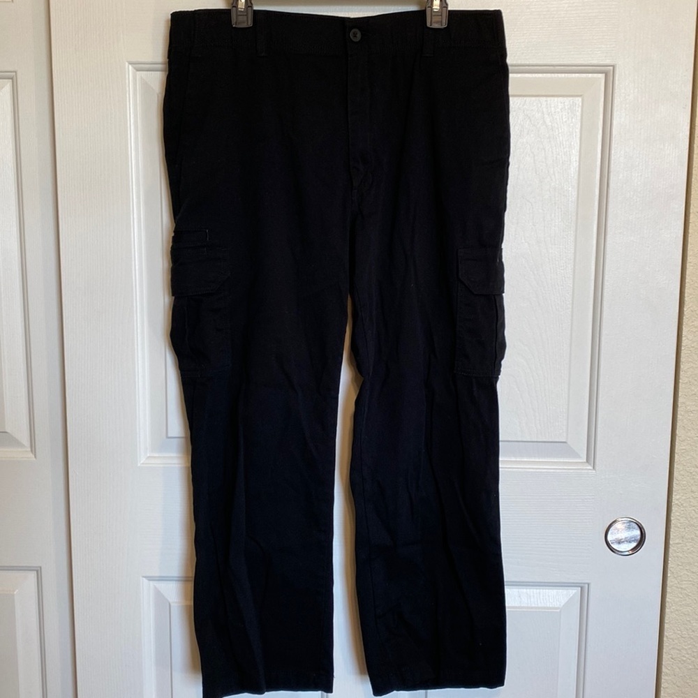 DICKIES Flexible & Durable Black Cargo Pants Regular Straight 38x30 Men’s